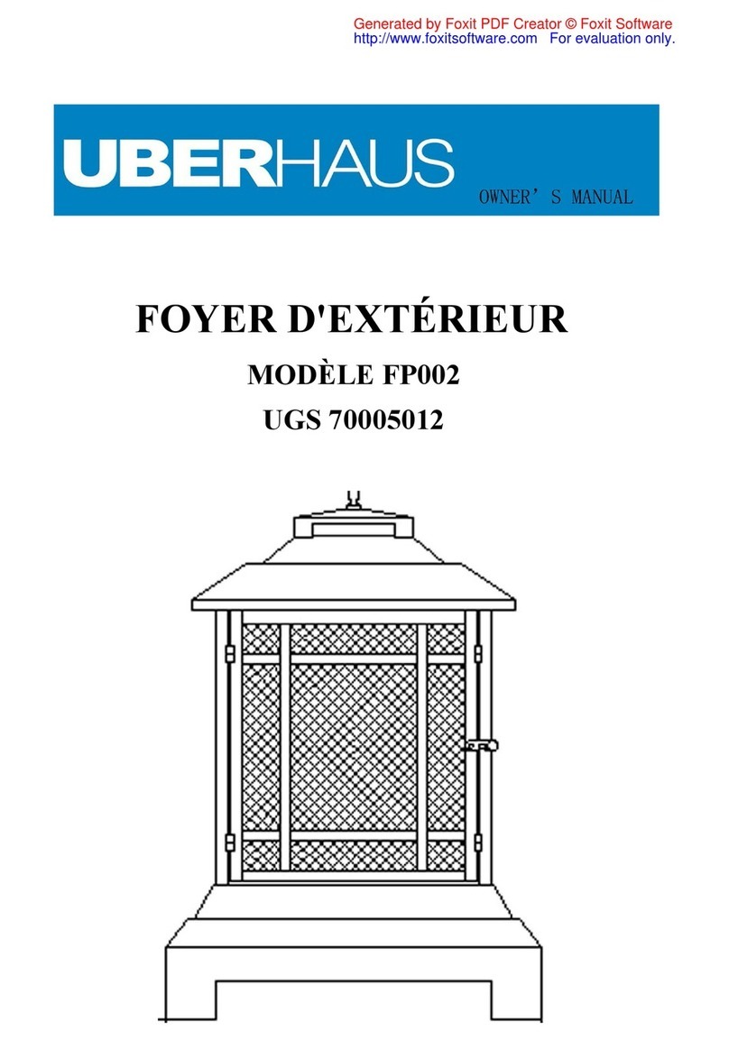 Uberhaus FP002 owner's manual