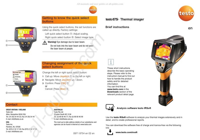 TESTO 875i Reference guide