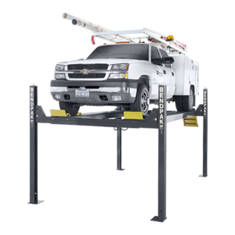 Bend-Pak HD-14SS User manual