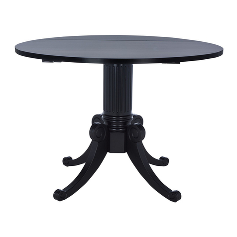 Safavieh Furniture Forest Drop Leaf DTB1000D quick start guide Safavieh Furniture Forest Drop Leaf DTB1000D quick start guide