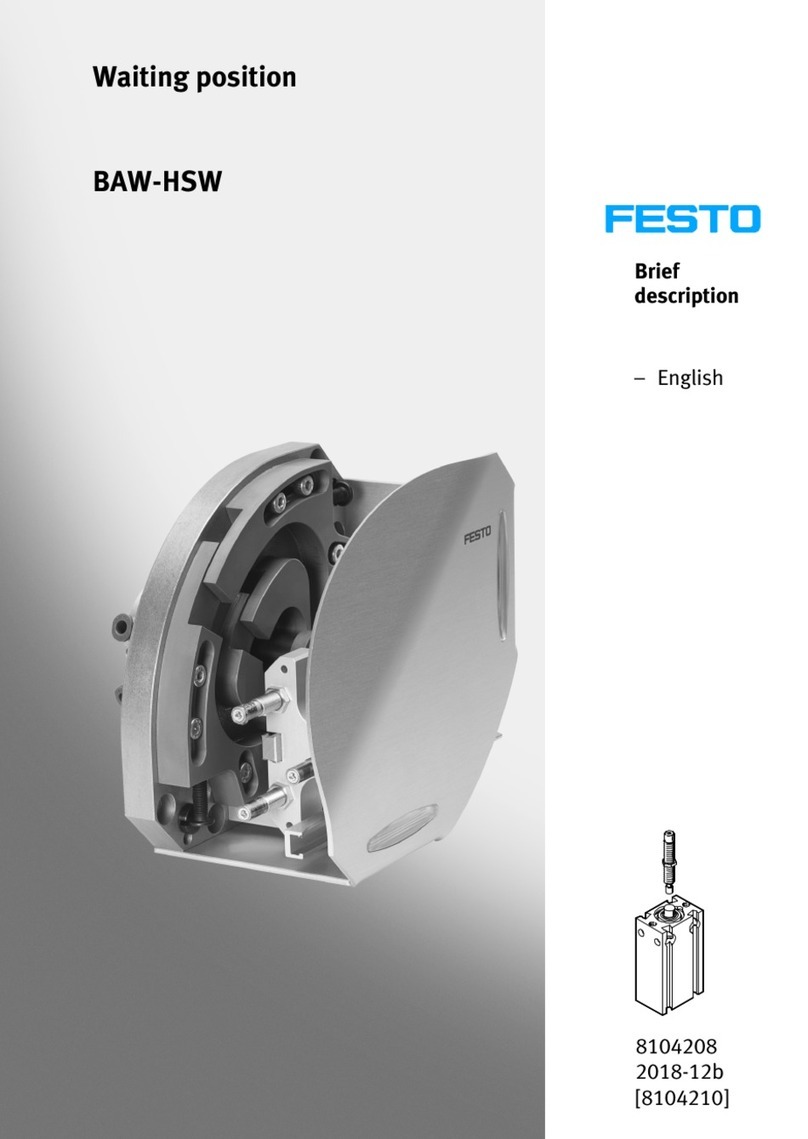 Festo BAW-HSW User manual