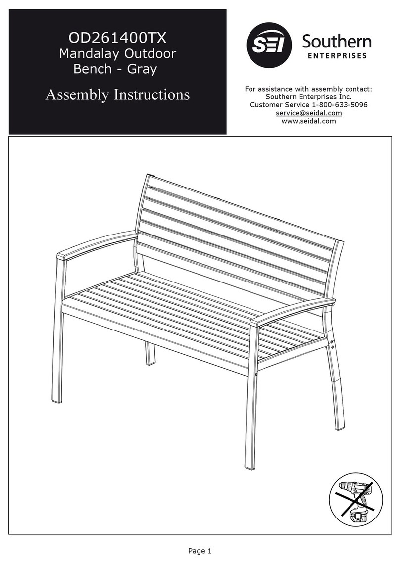 SEI Mandalay OD261400TX Assembly instructions