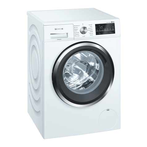 Siemens WM14U460IN Specification sheet