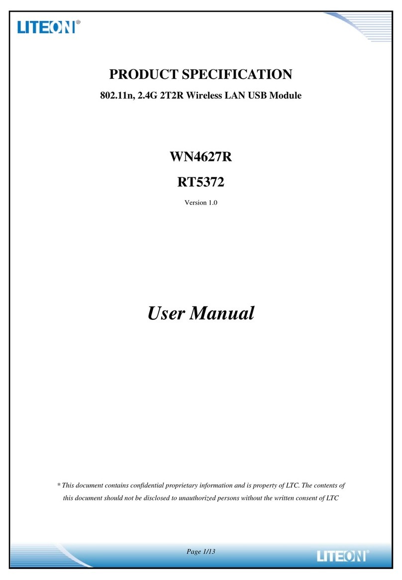LiteOn WN4627R User manual