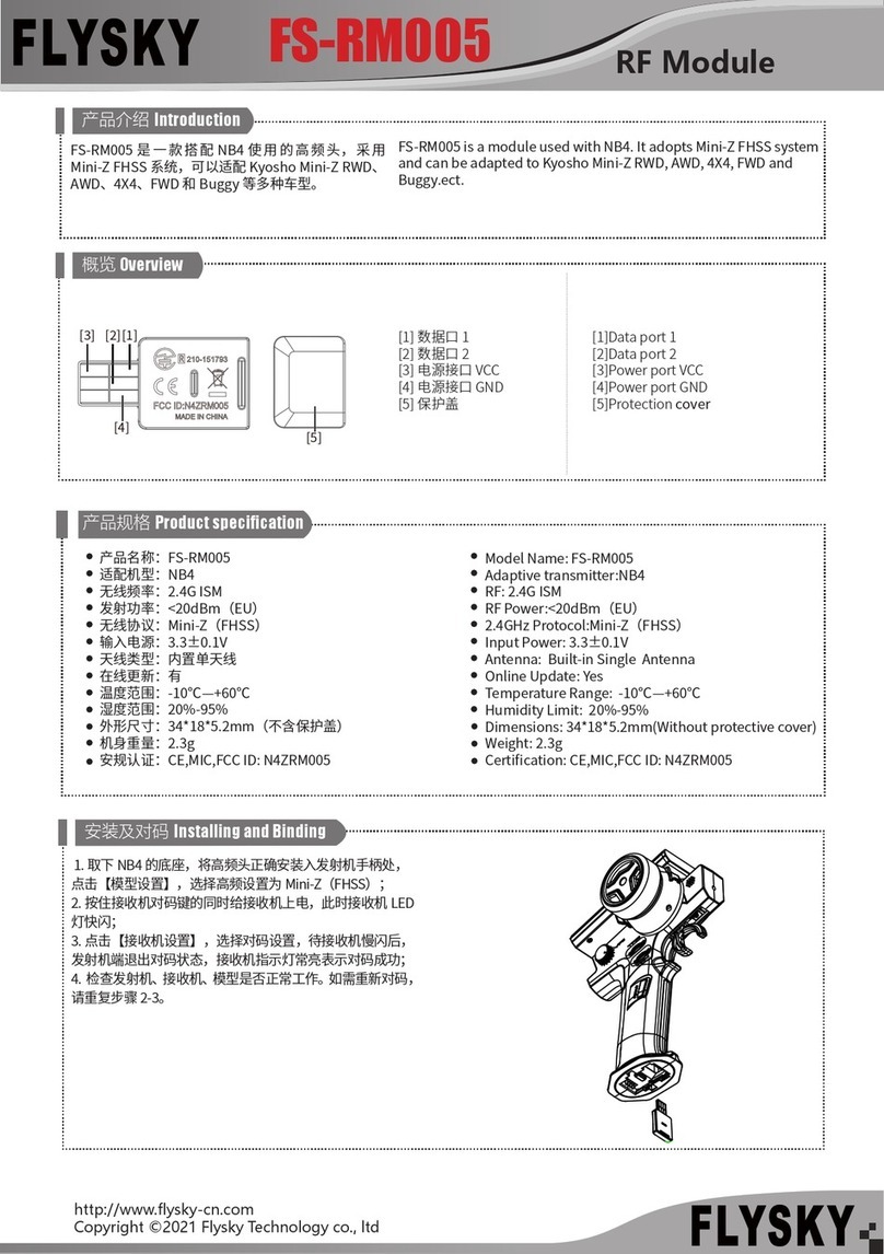 Fly Sky FS-RM005 User manual