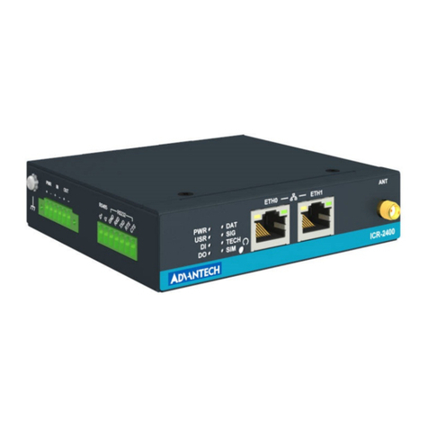 Advantech ICR-2412 User manual Advantech ICR-2412 User manual