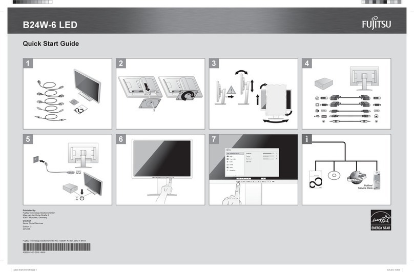Fujitsu B24W-6 LED User manual