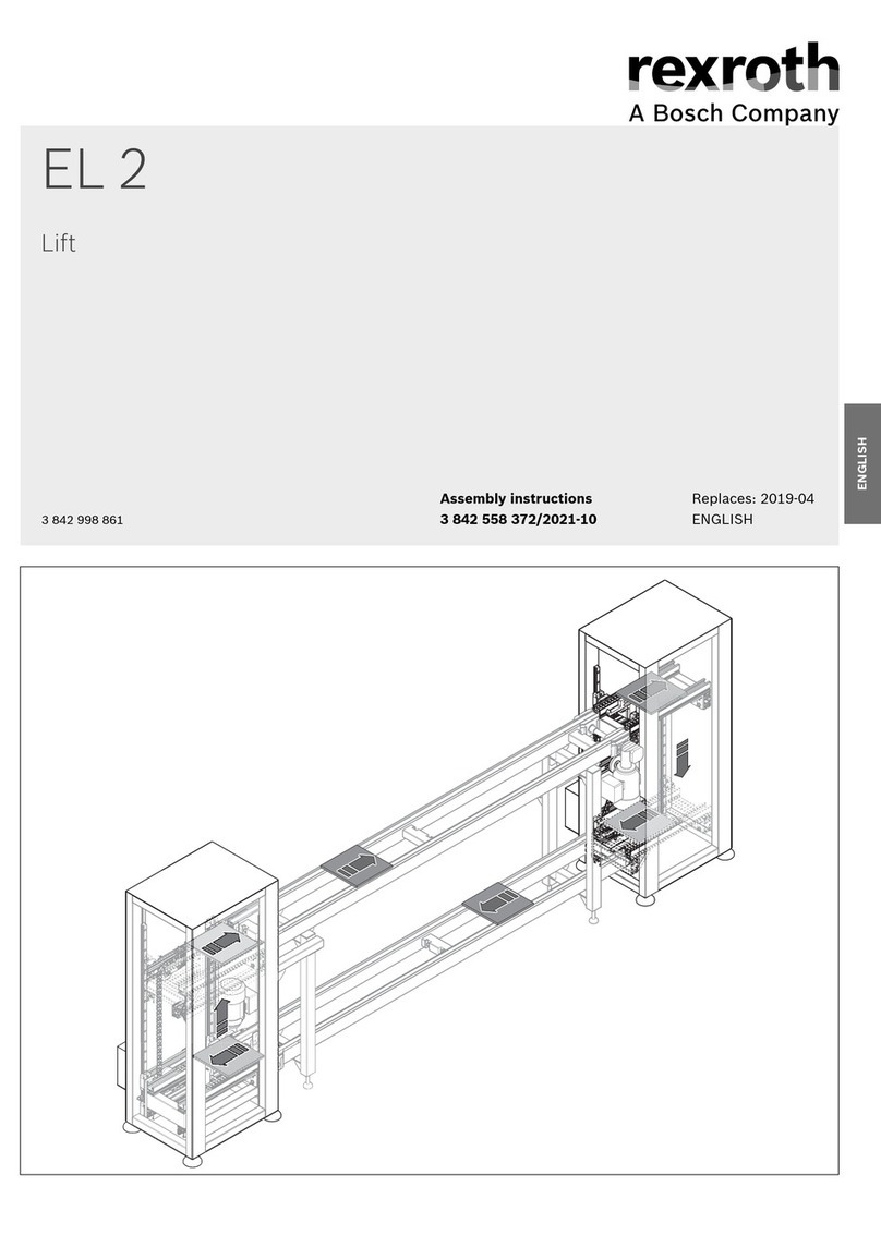 Bosch rexroth EL 2 Assembly instructions Bosch rexroth EL 2 Assembly instructions