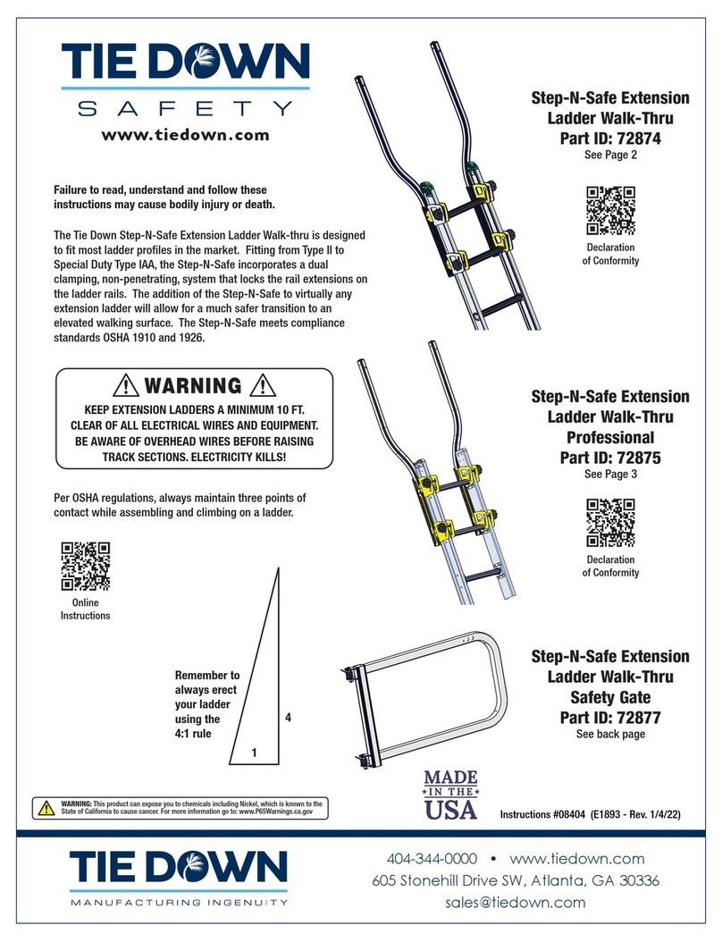 TIE DOWN 72874 manual