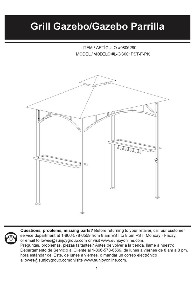 Sunjoy L-GG001PST-F-PK User manual