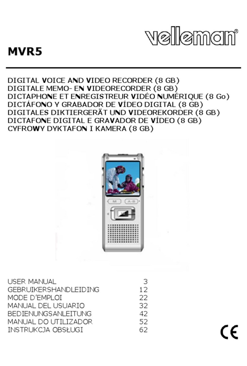 Velleman MVR5 user manual