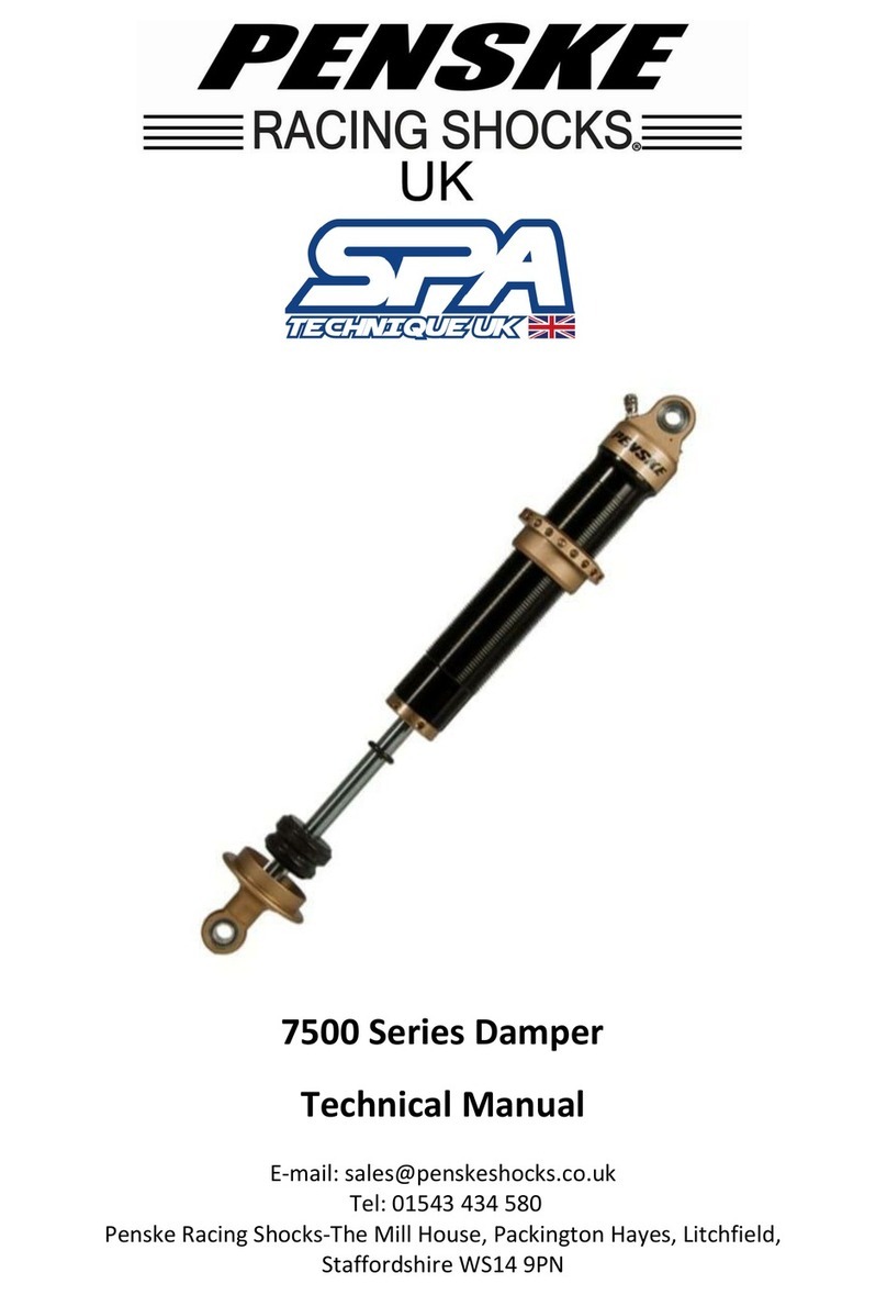 Penske SPA 7500 Series Technical manual