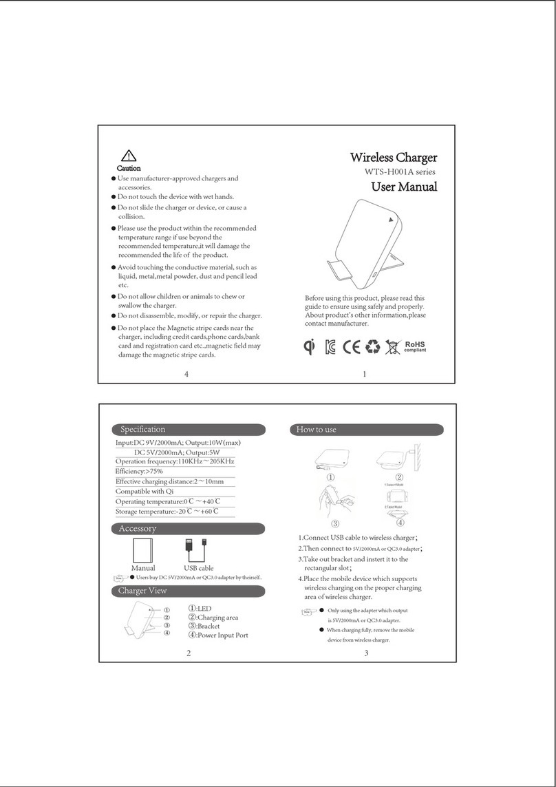 ROCK WTS-H001A Series user manual