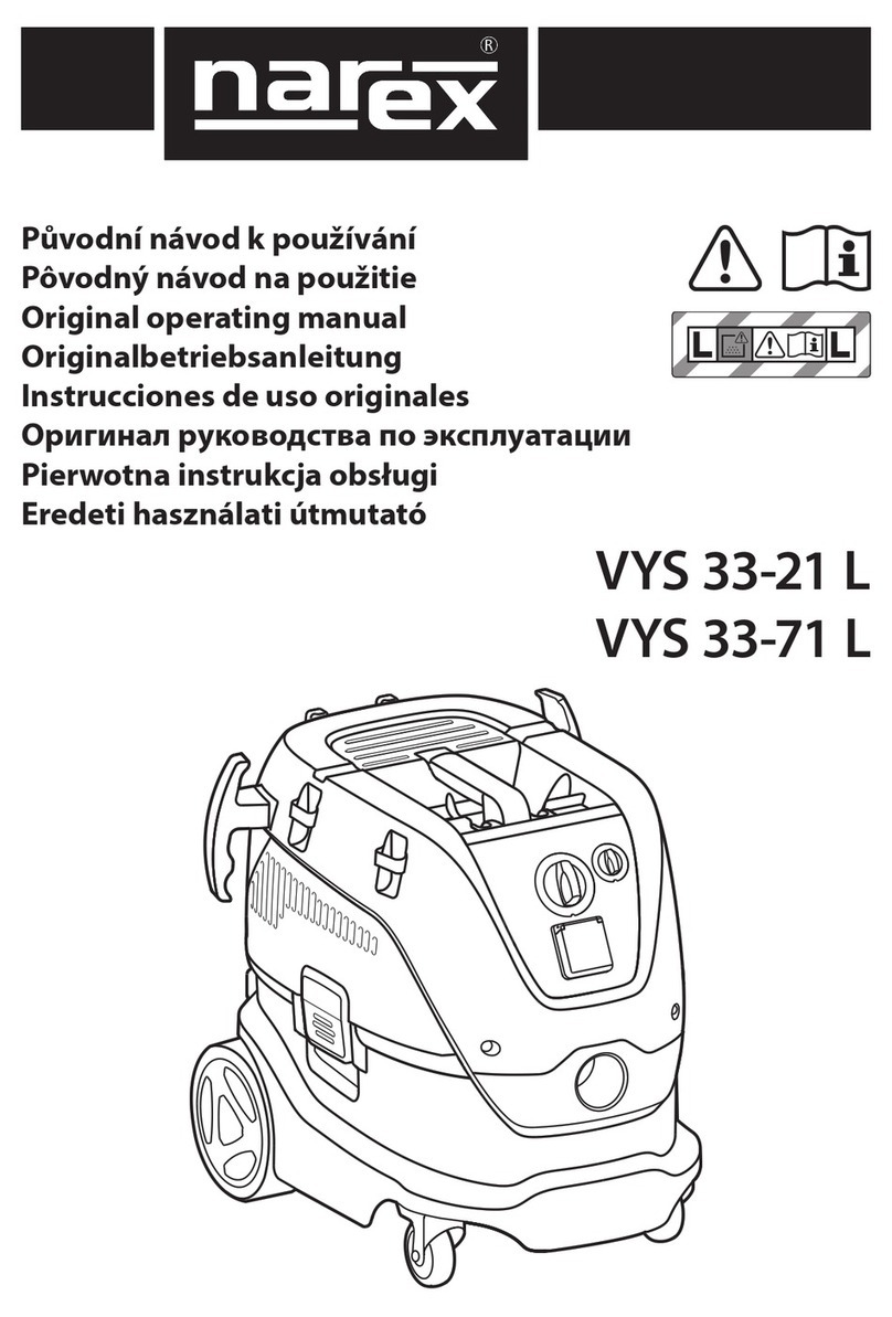 Narex VYS 33-21 L Original operating manual