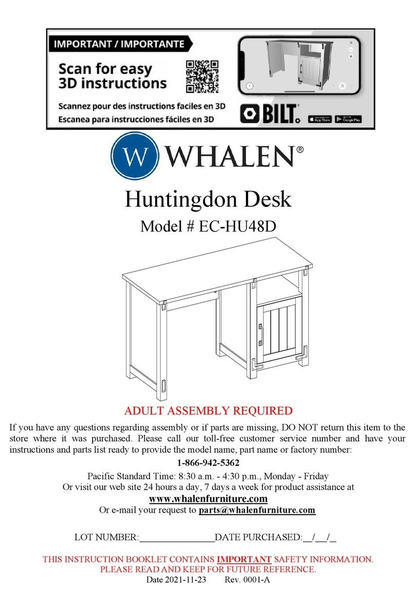 Whalen Huntingdon EC-HU48D User manual Whalen Huntingdon EC-HU48D User manual