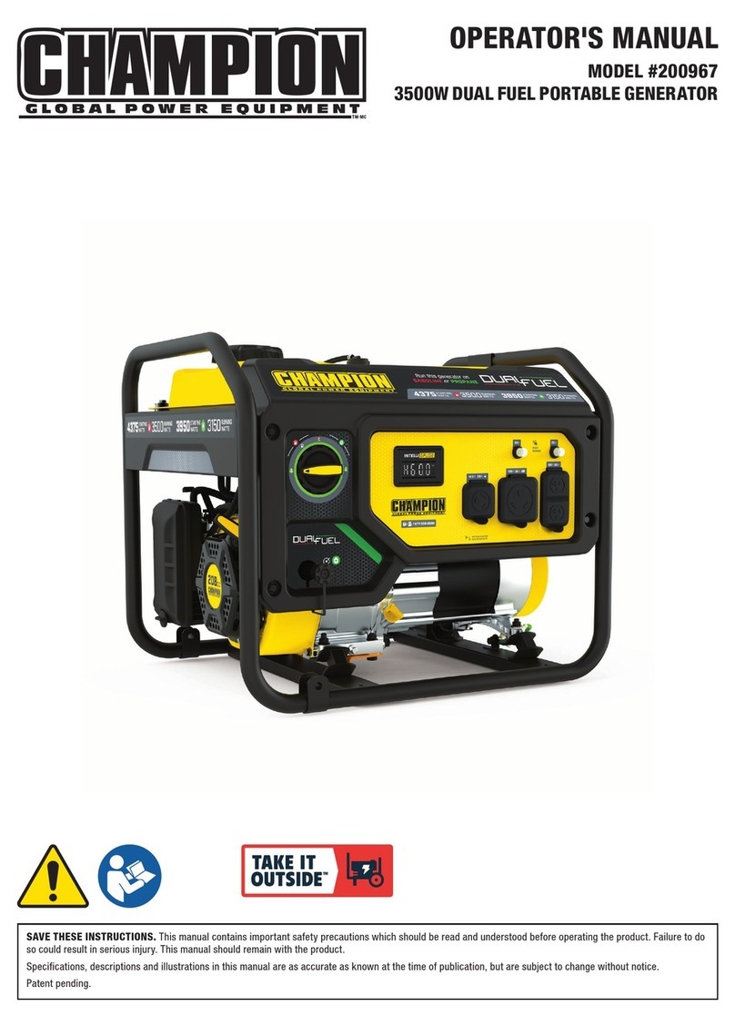 Champion Global Power Equipment 200967 User manual