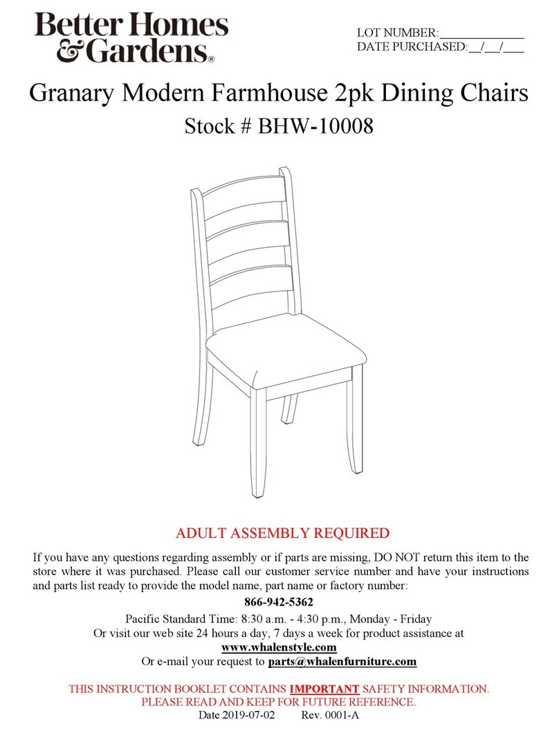 Better Homes and Gardens Granary BHW-10008 Instruction booklet