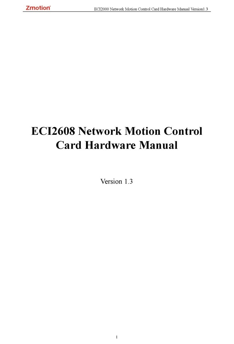 Zmotion ECI2608 User manual
