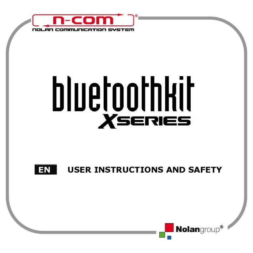 Nolangroup n-com bluetoothkit X Series Instruction Manual Nolangroup n-com bluetoothkit X Series Instruction Manual