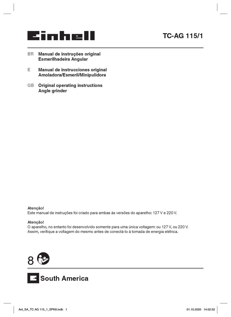 EINHELL TC-AG 115/1 Original operating instructions EINHELL TC-AG 115/1 Original operating instructions
