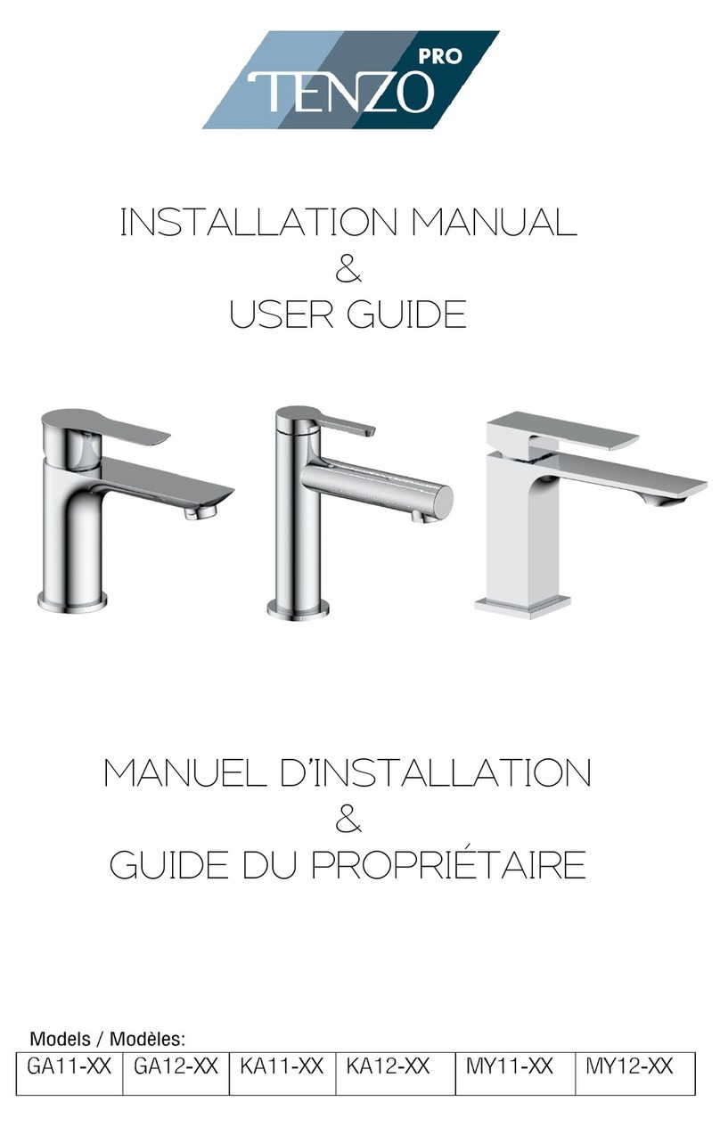 Tenzo Pro GA11 Series Installation manual & users guide