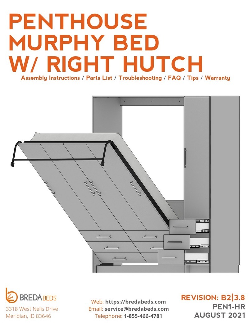 BREDABEDS PENTHOUSE manual