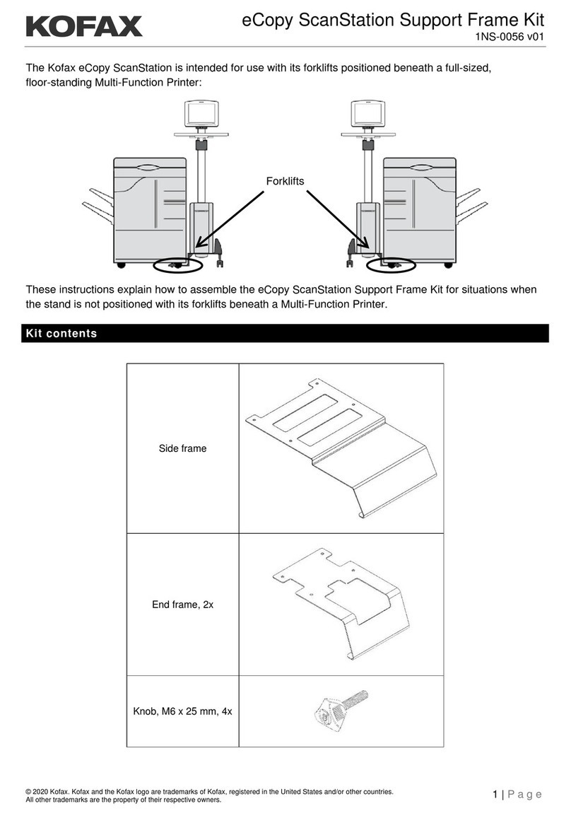 Kofax eCopy ScanStation User manual