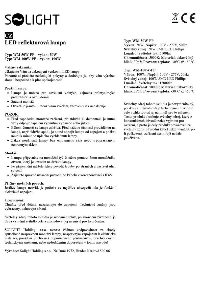 Solight WM-50W-PP User manual