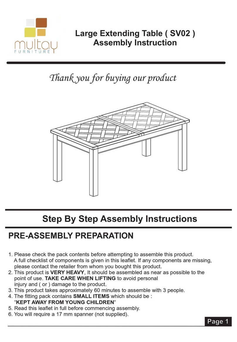 Multay SV02 Assembly instruction