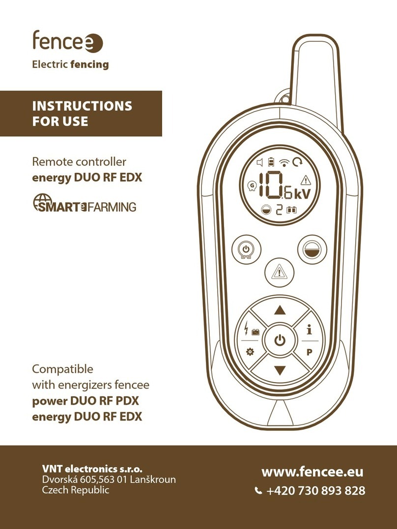 Fencee energy DUO RF EDX Instructions for use