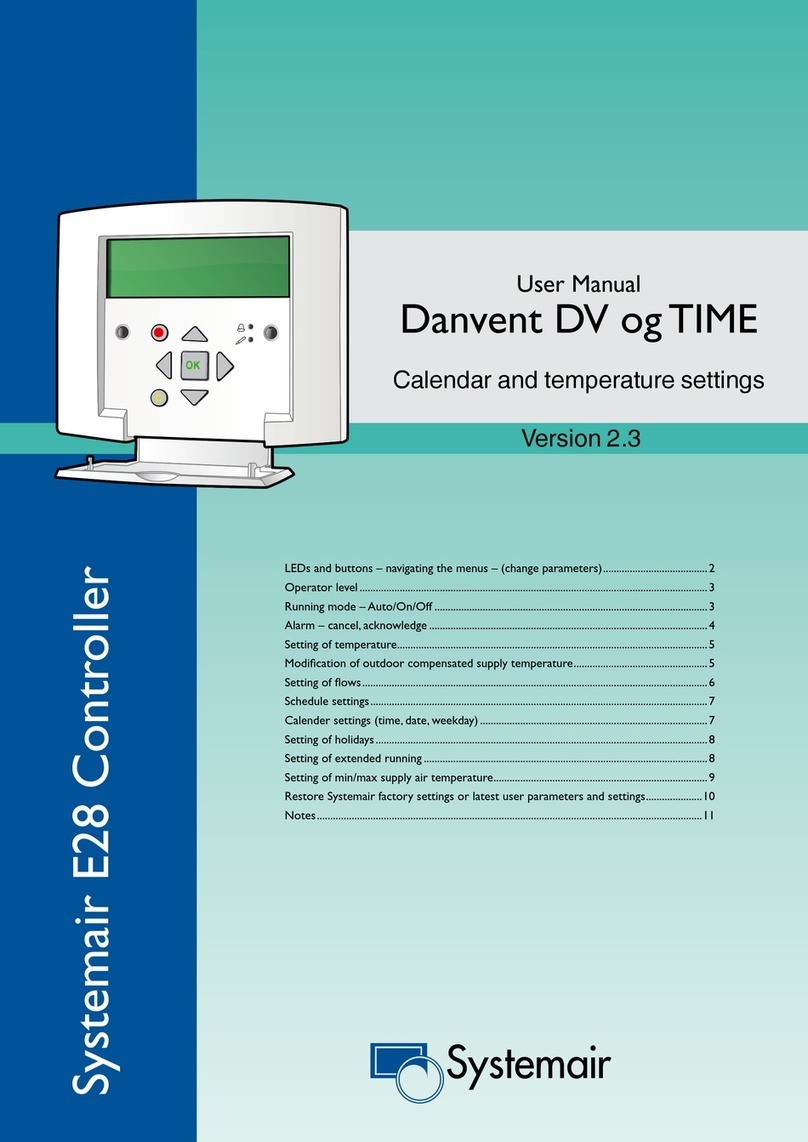 System air Danvent DV og TIME user manual