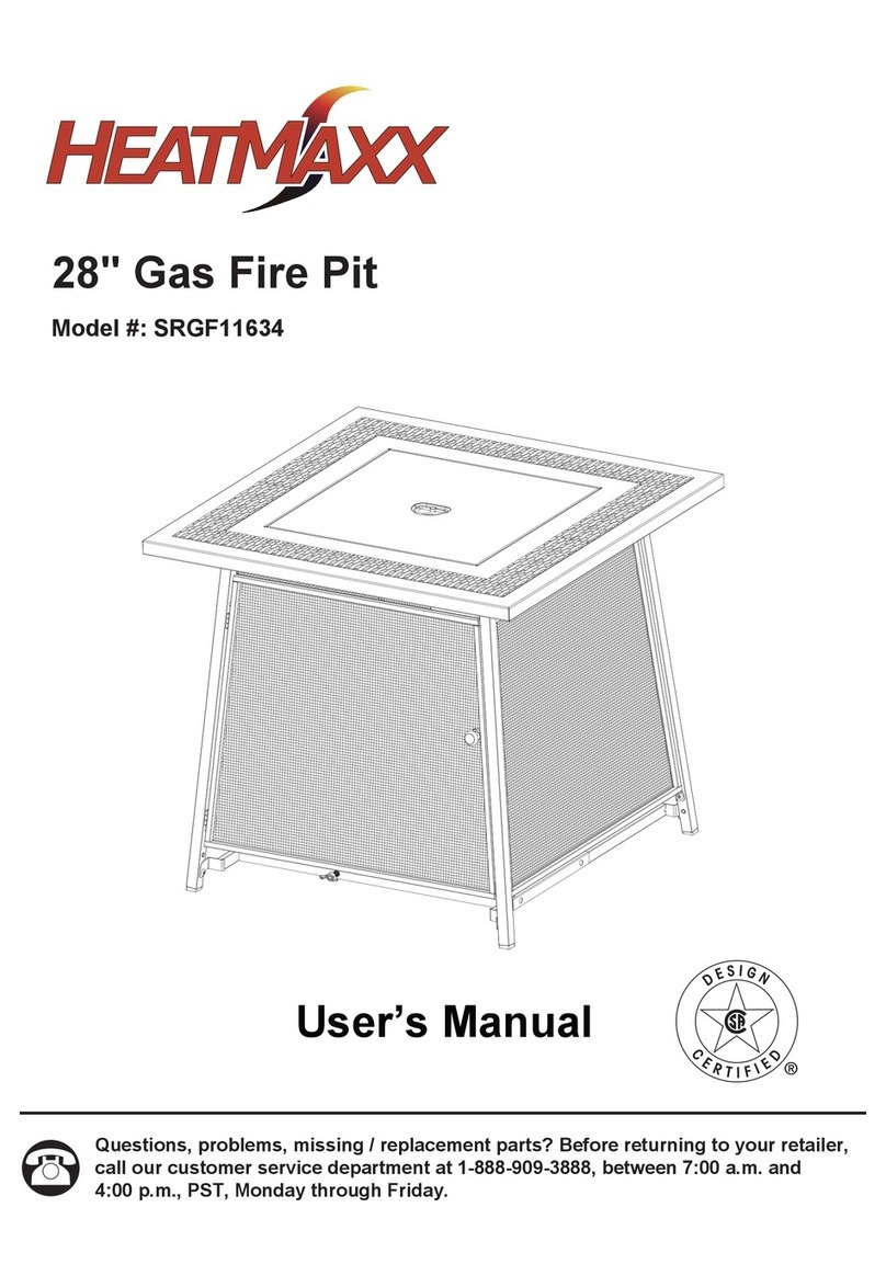 Heatmaxx SRGF11634 User manual