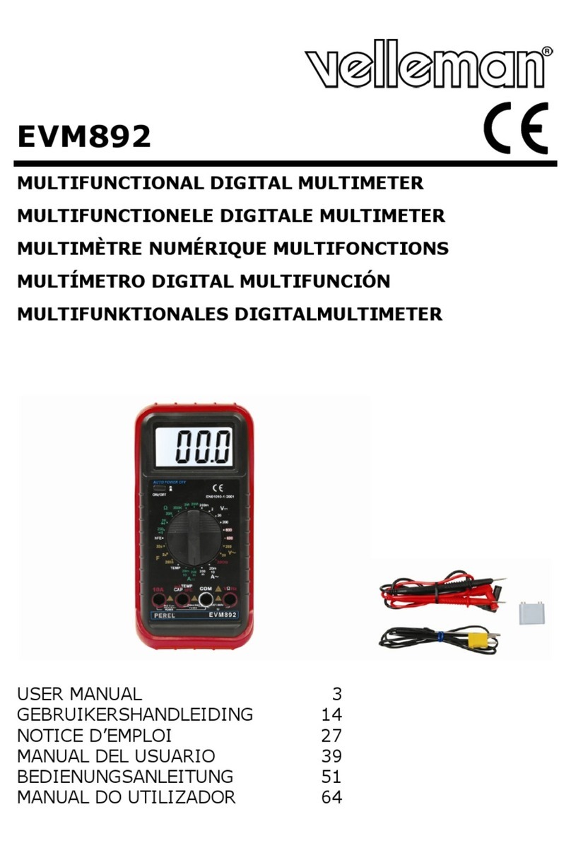 Velleman EVM892 user manual