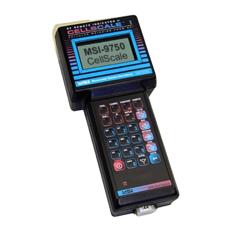 Measurement Systems International MSI 9750 quick start guide
