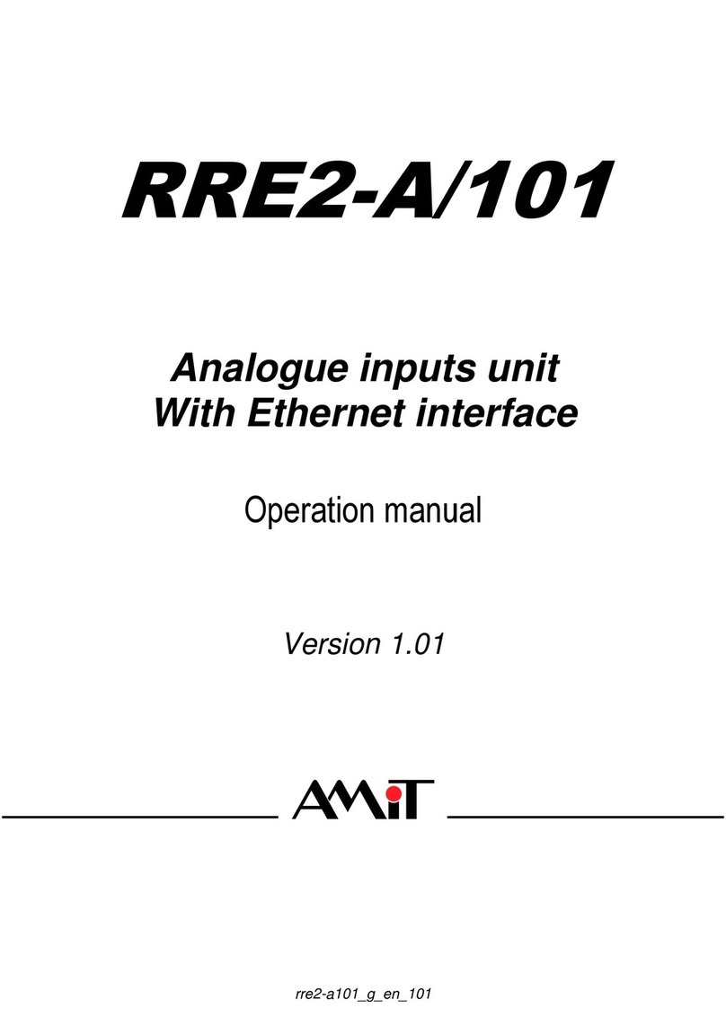 Amit RRE2-A/101 Operation manual