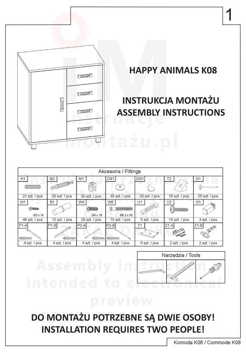 Happy Babies HAPPY ANIMALS K08 Assembly instructions