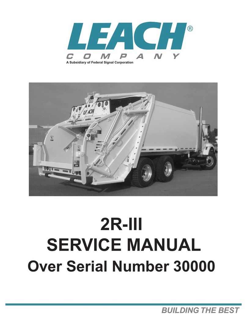 Federal Signal Corporation LEACH 2R-III User manual