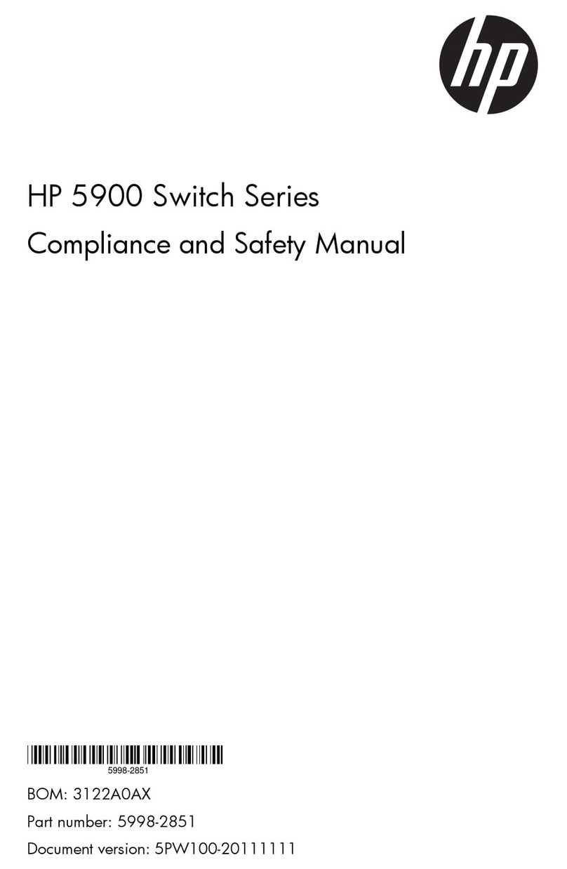 HP 5900 Instruction Manual