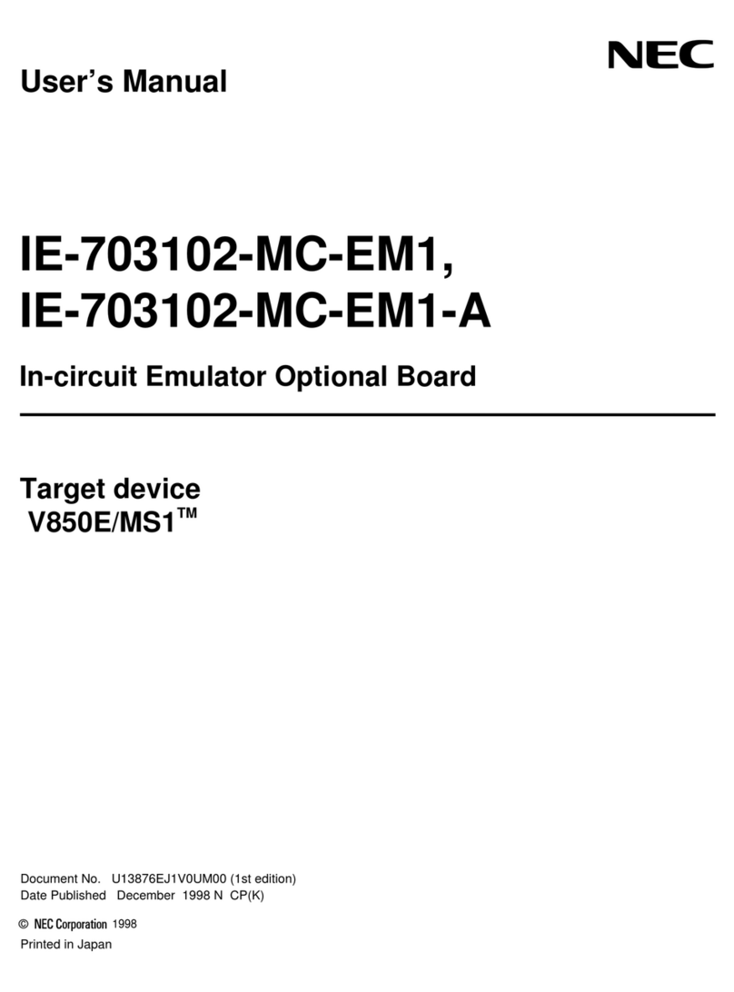 NEC IE-703102-MC-EM1 User manual NEC IE-703102-MC-EM1 User manual
