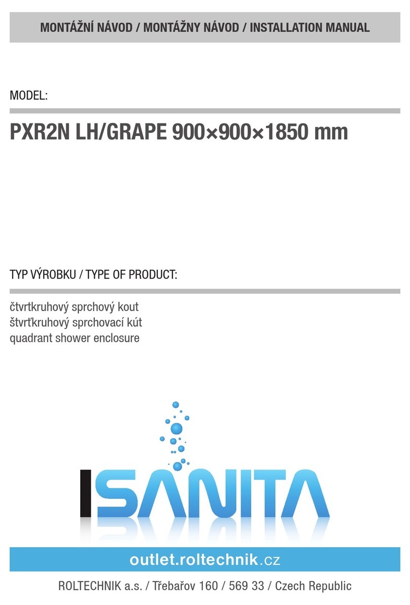 Roltechnik iSanita PXR2N installation manual