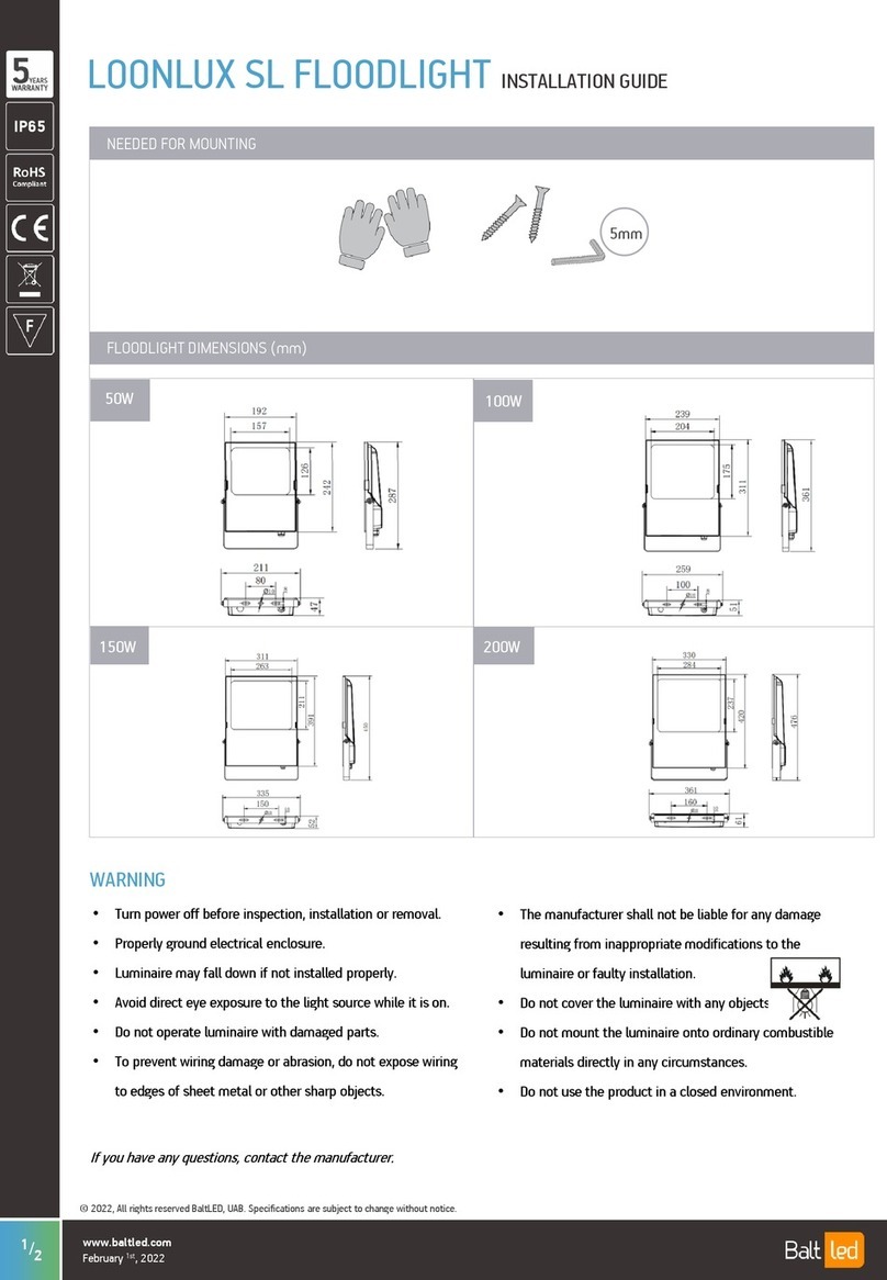 BaltLED LOONLUX SL User manual