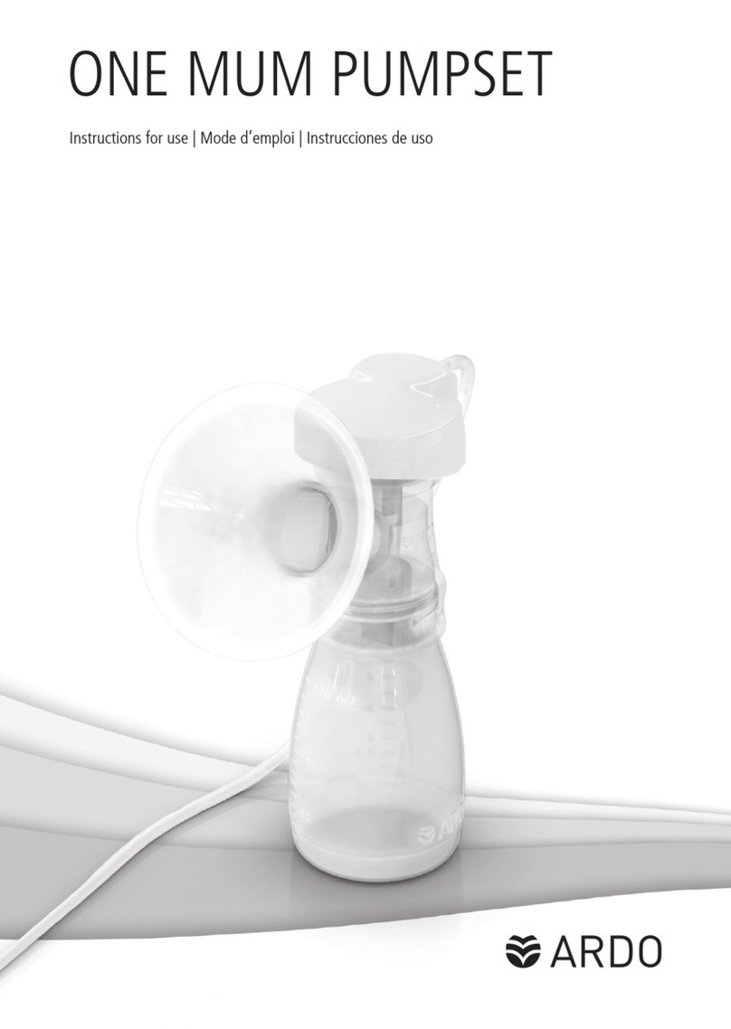 Ardo ONE MUM PUMPSET Instructions for use