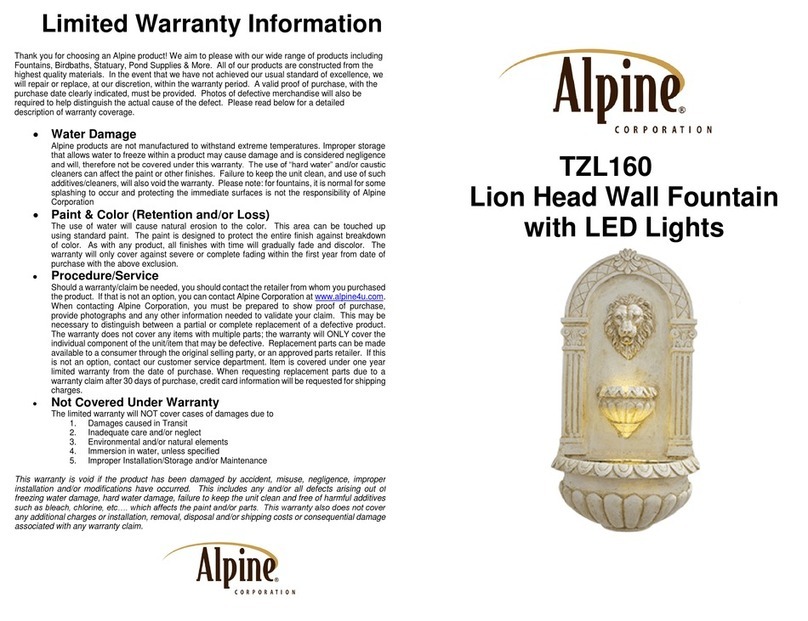 Alpine TZL160 manual