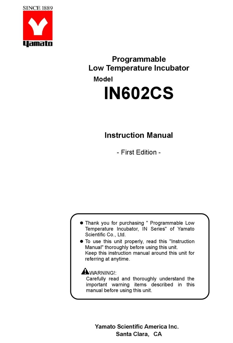 Yamato IN602CS instruction manual Yamato IN602CS instruction manual