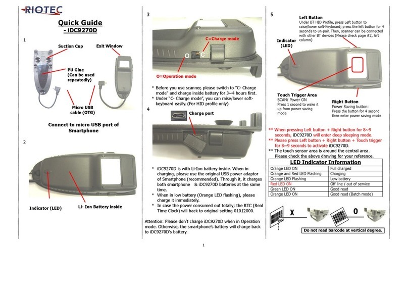 RIOTEC iDC9270D User manual