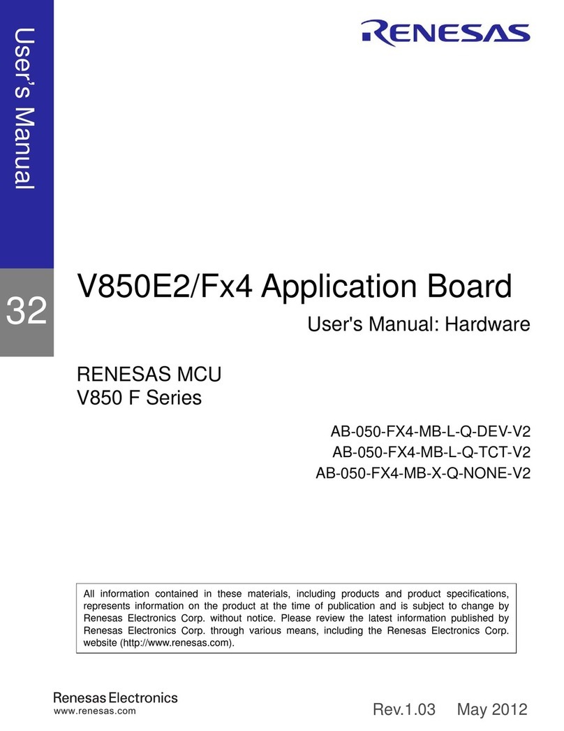 Renesas V850E2/Fx4 user manual