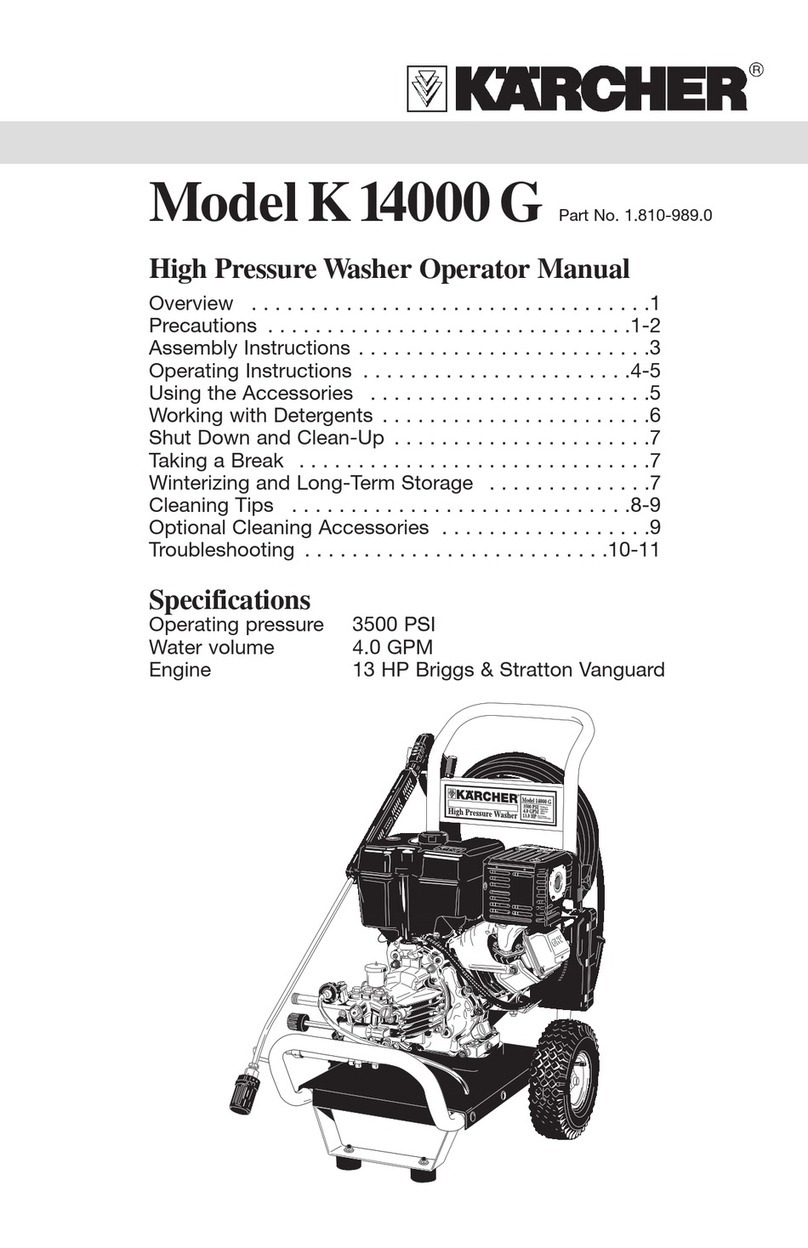 Kärcher K14000 G Operator's manual