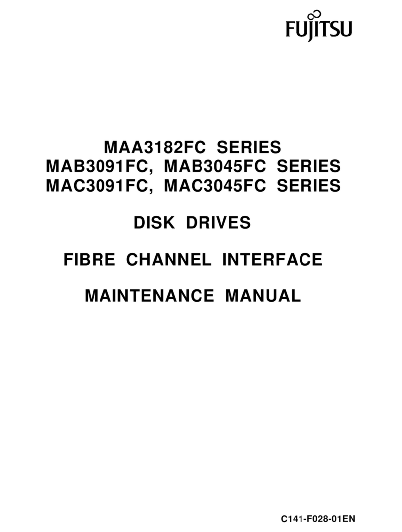 Fujitsu MAB3091FC Series User manual