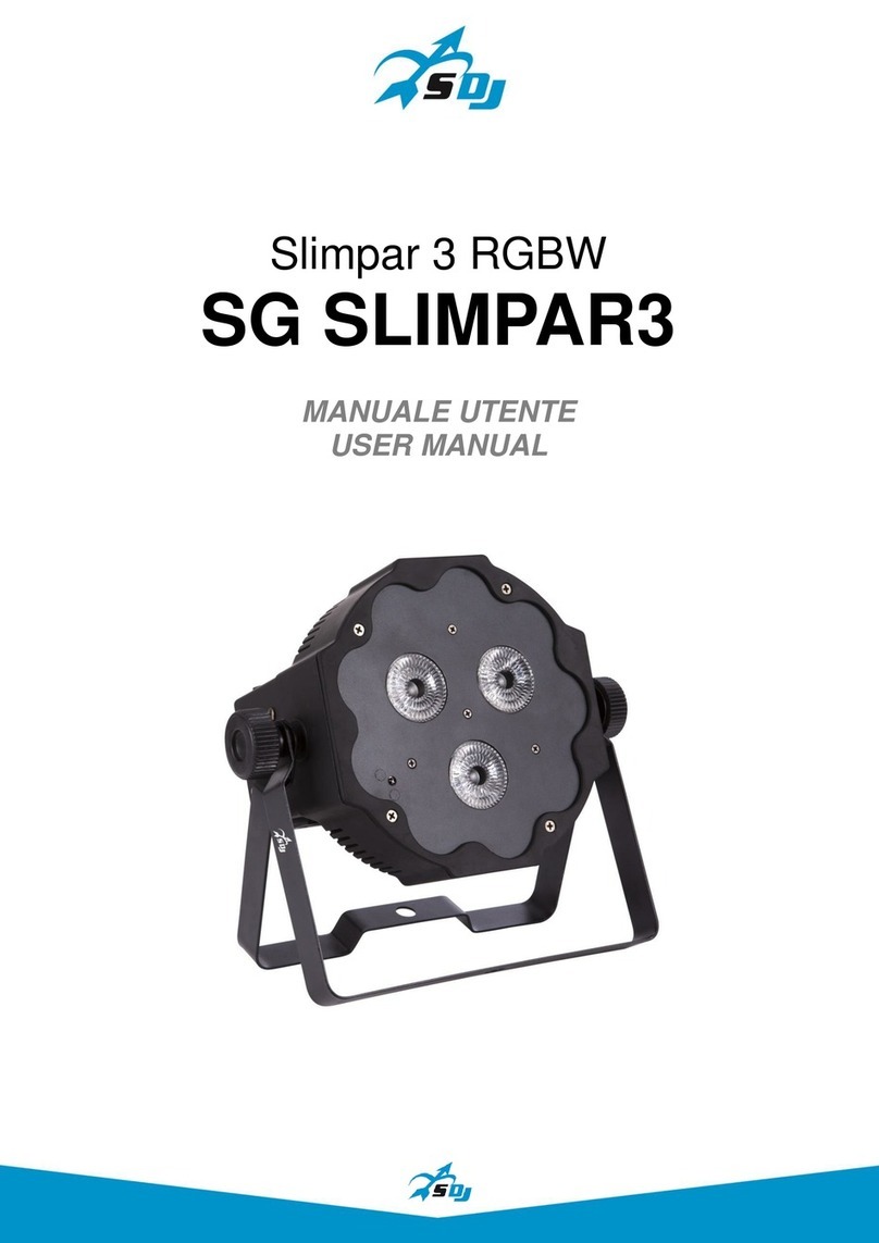 SDJ SG SLIMPAR3 User manual
