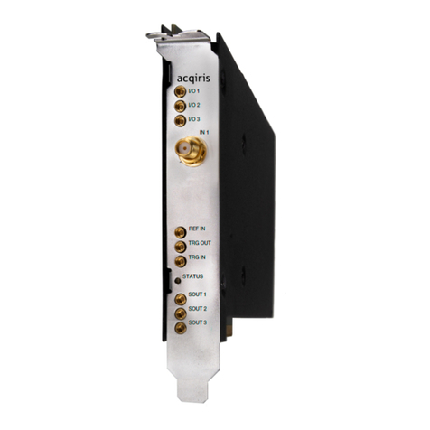 Acqiris SA108P Startup guide